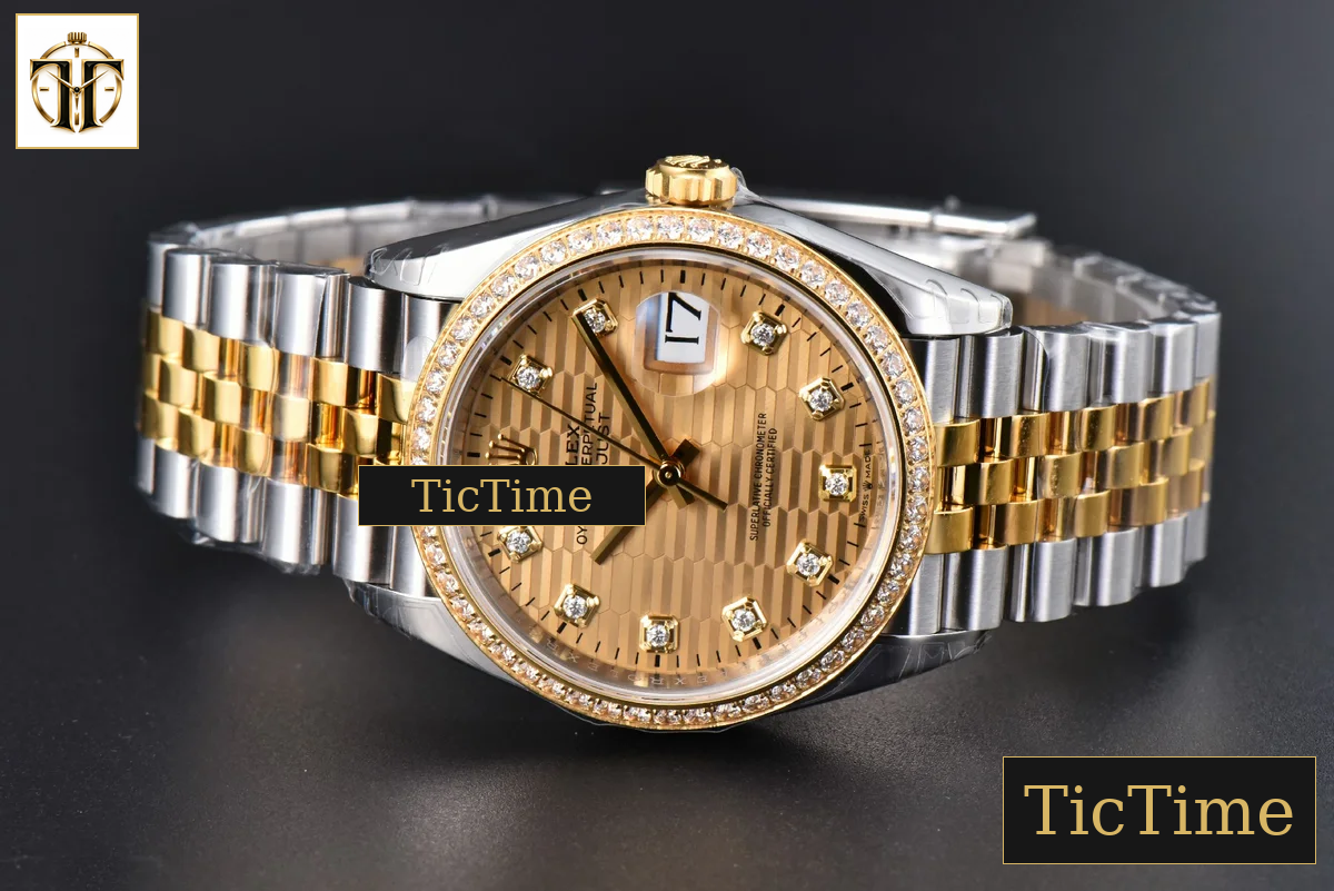DateJust 126233 36mm VSF YG/SS Diamond YG Motif Dial Diamond Marker Jubilee Bracelet VS3235 — foto 16