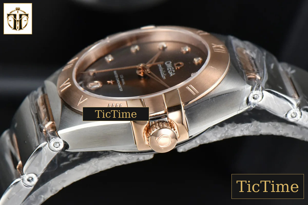 Constellation 29mm TWSF RG Brown Dial RG/SS Bracelet A8700 — foto 9