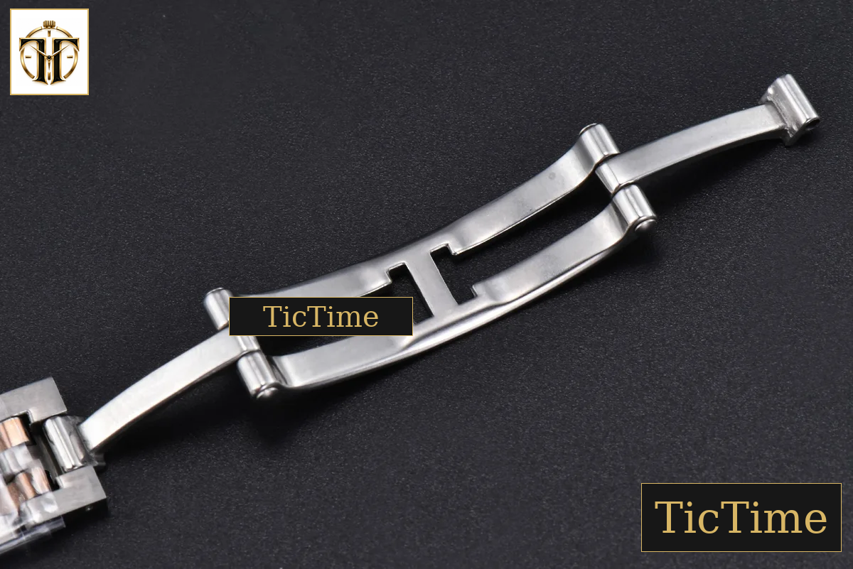Panthère Secrete Ladies 22mm BVF SS/RG White Dial Diamond Bezel SS/RG Bracelet Ronda Quartz — foto 25