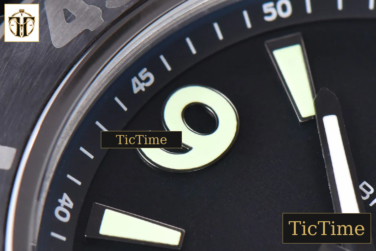 Superocean Automatic 44mm TF Black Dial Black Rubber Strap A2824 — foto 5