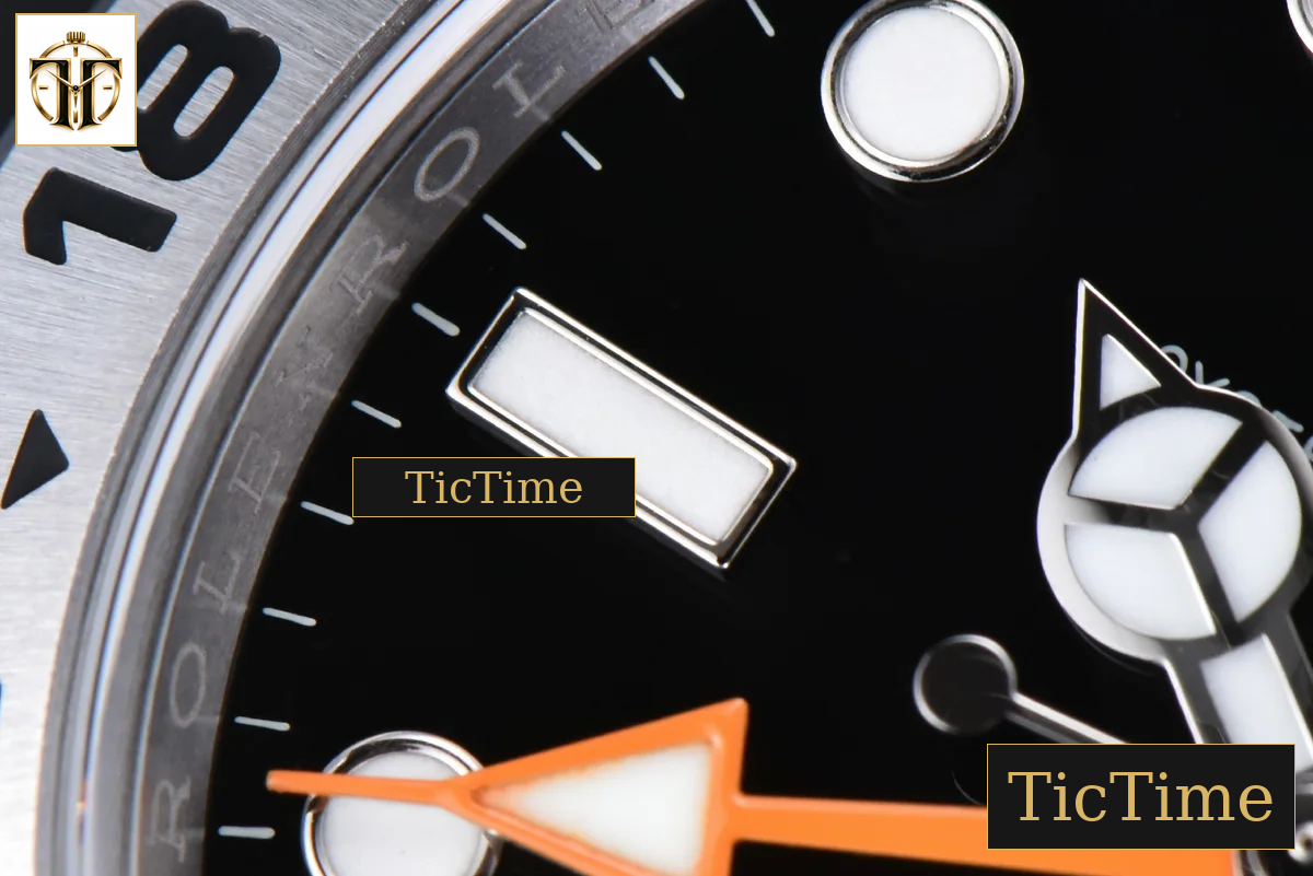 Explorer II 904L 226570 42mm Clean Factory Black Dial SS Bracelet CHS DD3285 — foto 6