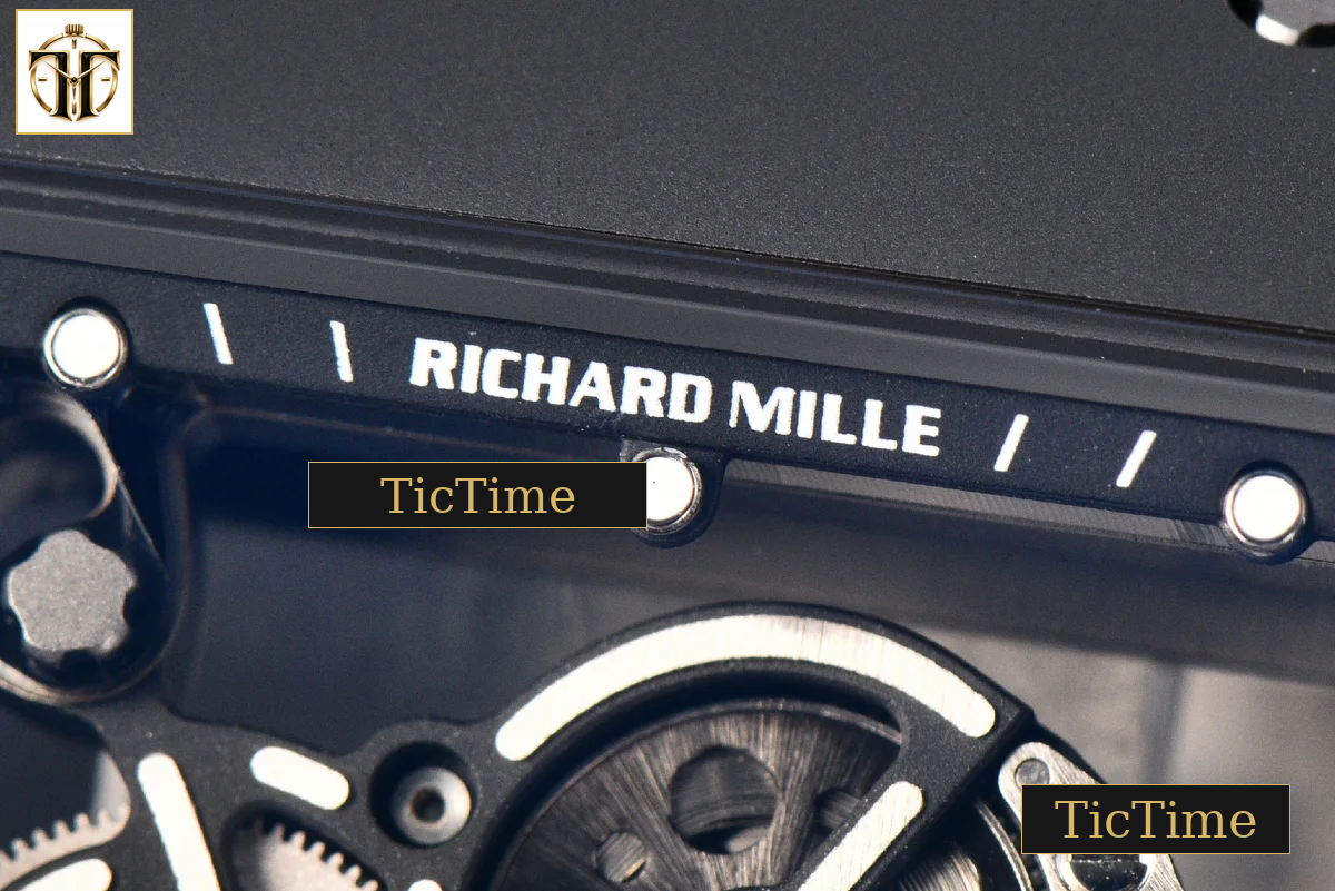 RM055 42.7mm ZF Ceramic Black Bezel Black Skeleton Dial Black Crown Black Rubber Strap RMUL2 — foto 6