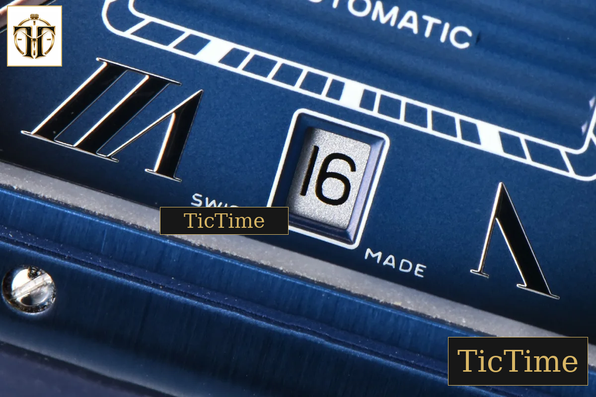 Santos de Cartier XL 40mm AF SS Blue Dial Blue Bezel Blue Rubber Strap Miyota 9015 — foto 7