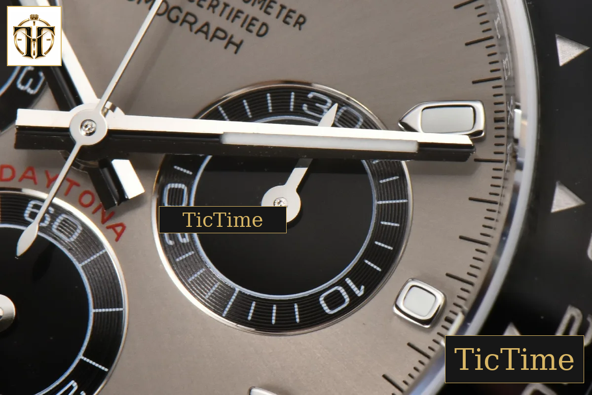Daytona 116519 40mm BTF Gray Dial Black Subdial Oysterflex Strap SA4130 — foto 8