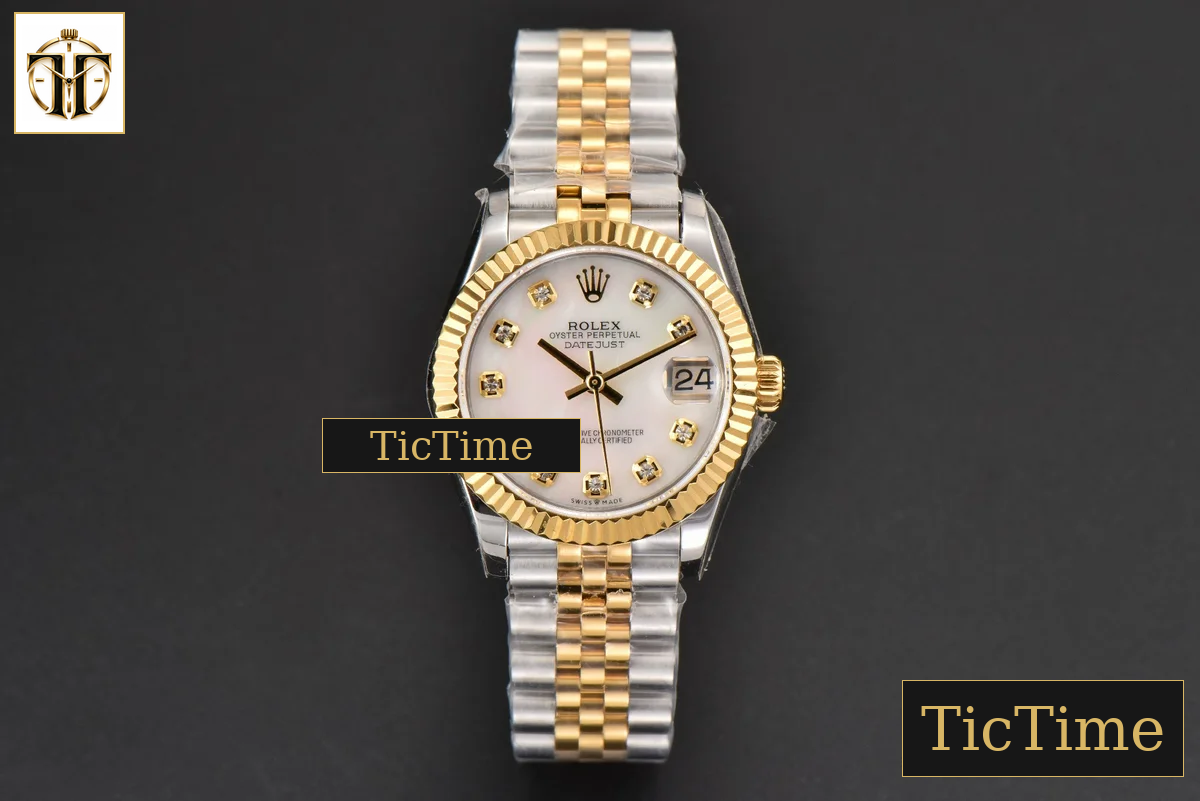 DateJust Ladies 904L 31mm WF YG/SS MOP Dial Jubilee Bracelet A2671 — foto 3