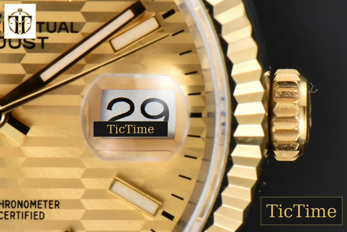 DateJust 36mm BPF YG/SS YG Motif Dial Jubilee Bracelet A2824 — foto 9