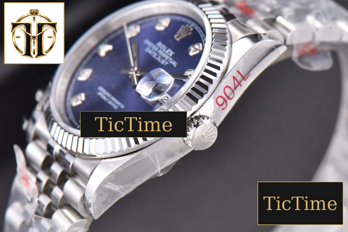 DateJust 36mm GMF SS Blue Dial Diamond Marker Jubilee Bracelet VR3235 — foto 10