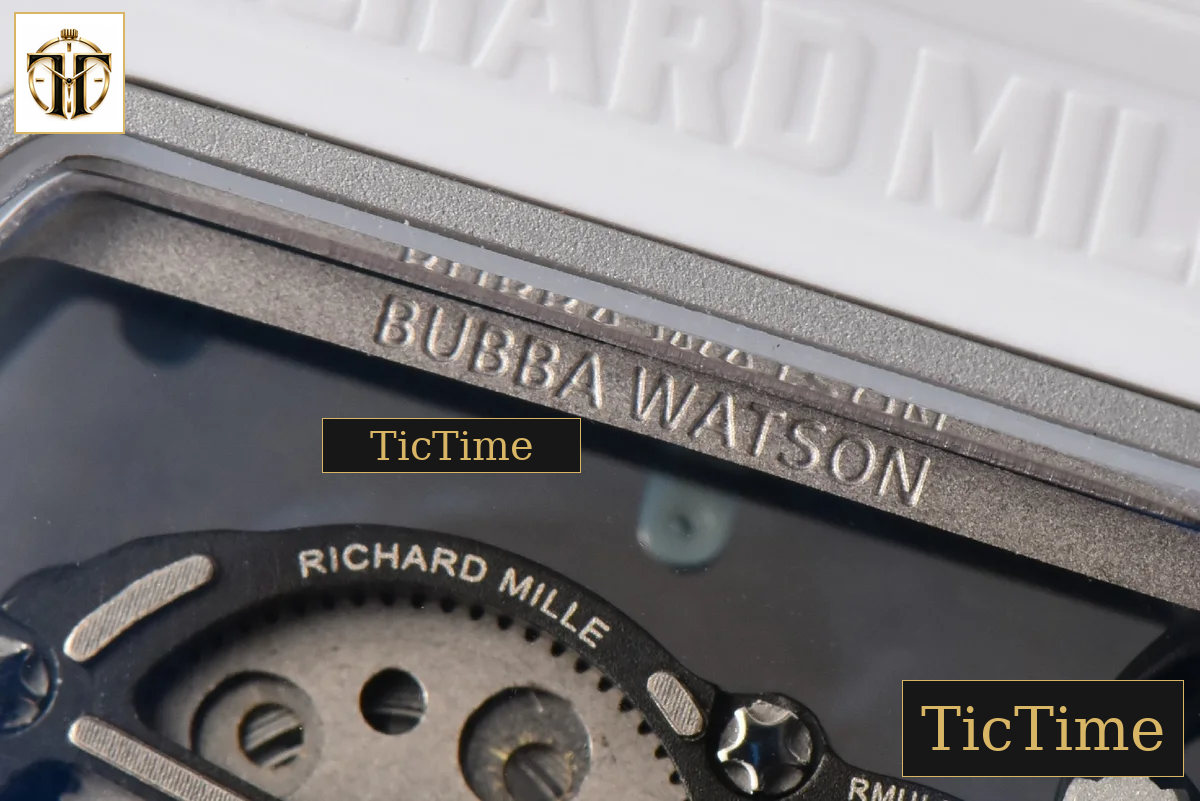 RM055 42.7mm BBRF White Ceramic Red Skeleton Dial White Rubber Strap RMUL2 — foto 22