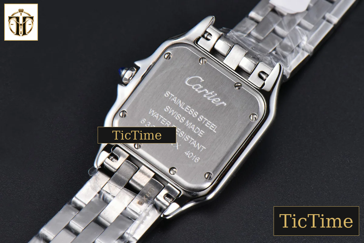 Panthère Secrete Ladies 27mm BVF SS Diamond Bezel White Dial SS Bracelet Ronda Quartz — foto 15