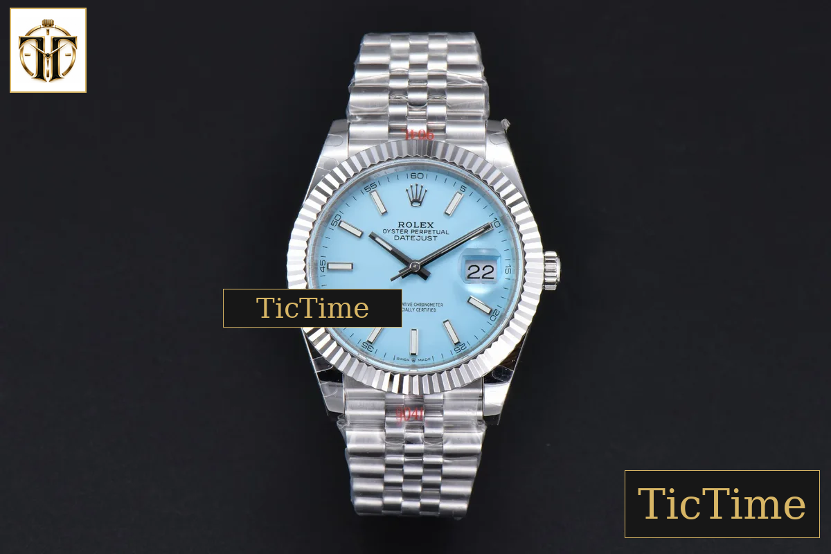 Datejust 41mm GMF Tiffany DIal SS braceelt tungsten heavier version VR3235 — foto 2