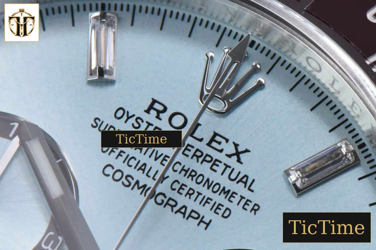 Daytona 126506 40mm Clean Factory Ice Blue Dial Diamond Markers SS Bracelet DD4131 — foto 5