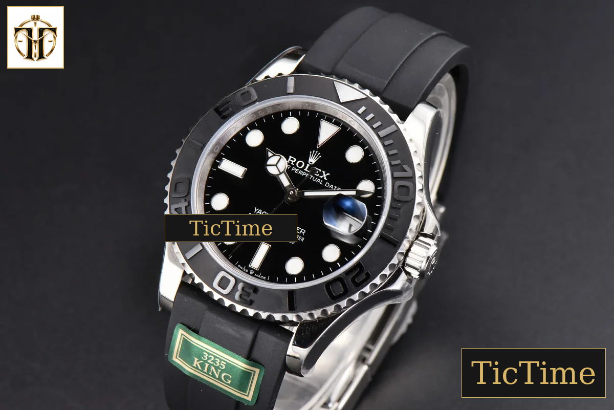 Yacht-Master 3D 226659 42mm King Factory Black Ceramic Oysterflex Strap VR3235 — foto 4