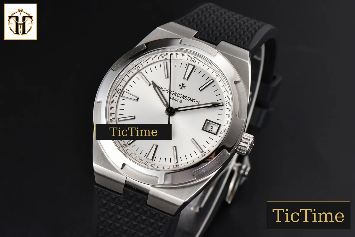 Overseas 4500V 41mm ZF Silver Dial Black Rubber Strap A5100 — foto 4