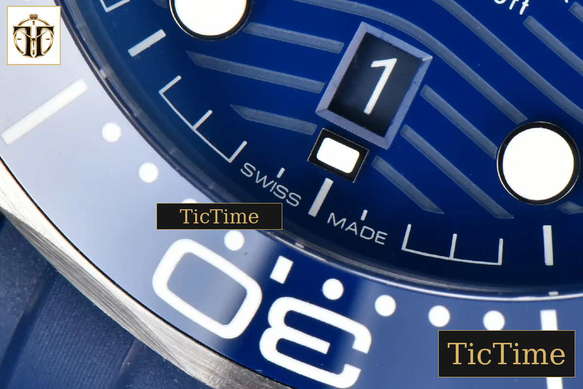 Seamaster Diver 300M 42mm ZF Blue Ceramic Blue Dial Blue Rubber Strap A8800 — foto 8
