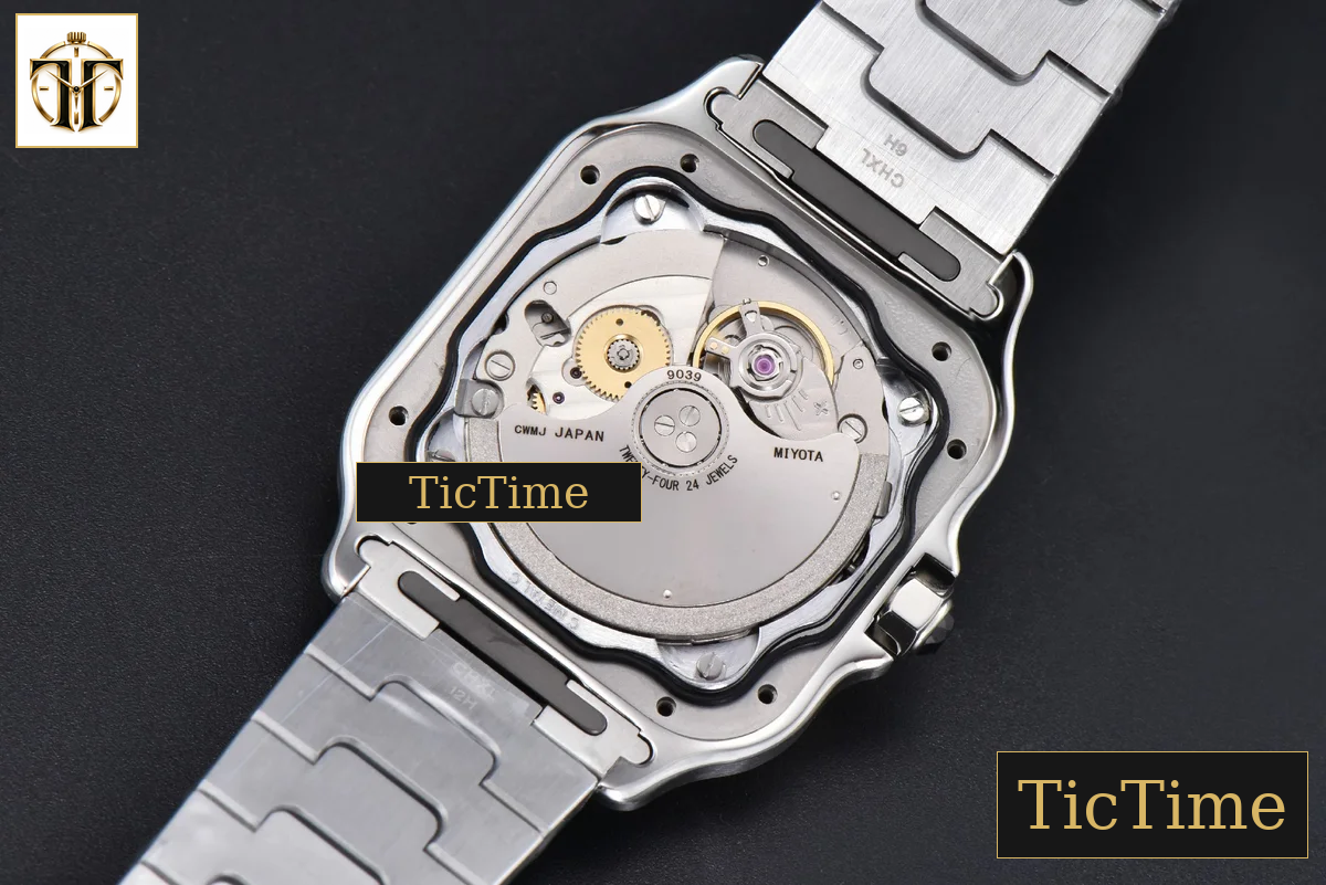 Santos de Cartier Medium 35mm BVF YG/SS White Dial YG/SS Bracelet Miyota 9039 — foto 21