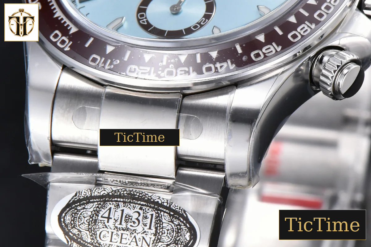 Daytona 126506 40mm Clean Factory Ice Blue Dial Lume Markers SS Bracelet DD4131 — foto 10