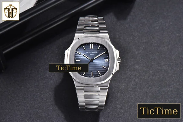 Foto frontal — Nautilus 5711 40mm 3KF Blue Dial SS Bracelet V3 A324