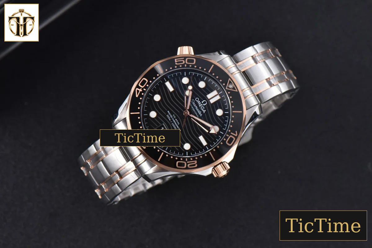 Seamaster Diver 42mm VSF RG/SS 300M Black Dial RG/SS Bracelet VS8800 — foto 4