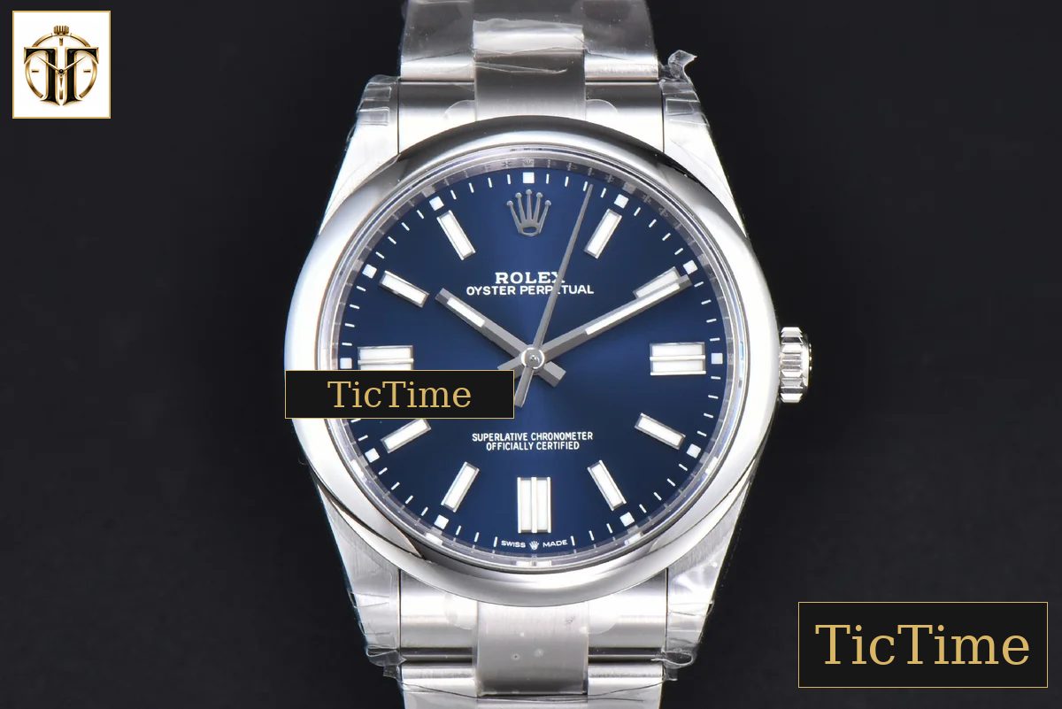Oyster Perpetual 904L 124300 41mm VSF Blue Dial Oyster Bracelet VS3235 — foto 2