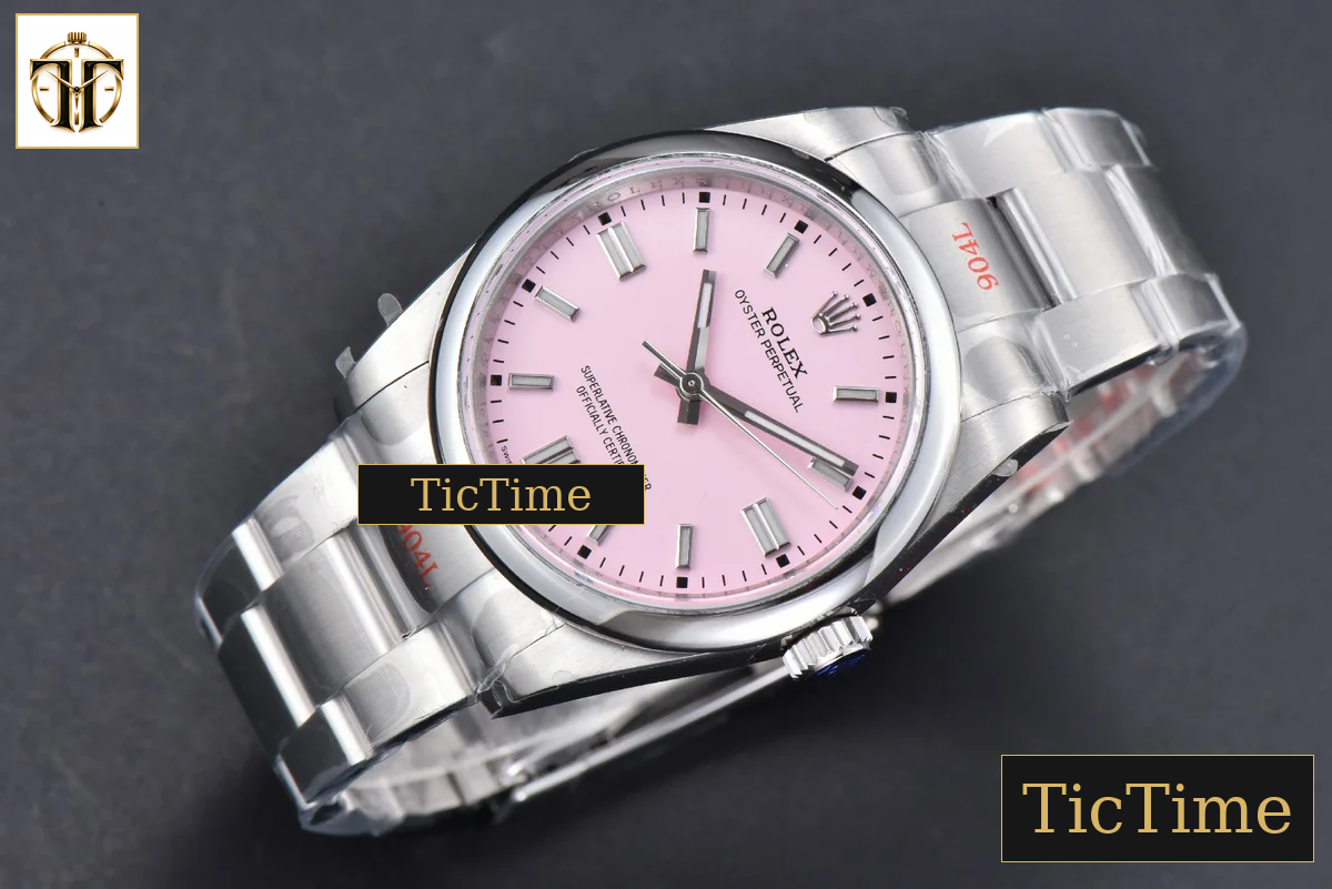 Oyster Perpetual 904L 126000 36mm GMF Pink Dial SS Bracelet VR3230 — foto 4