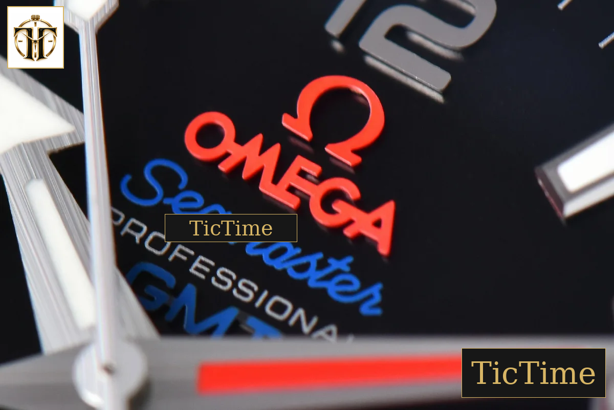 Planet Ocean 600m Deep 45.5mm VSF Black Ceramic Black Dial Blue/Red Bezel Rubber Strap A8906 — foto 5