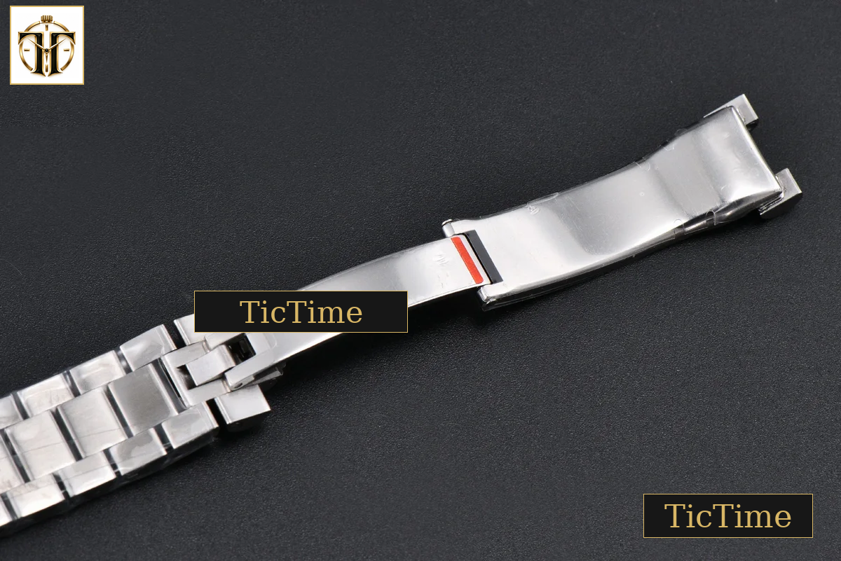 DateJust 904L 31mm GMF Diamond Bezel Red Dial Diamond Marker SS President Bracelet A2824 — foto 33