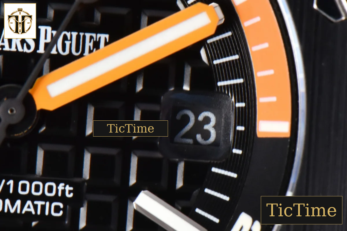 Royal Oak Offshore Diver 42mm IPF Black/Orange Dial Orange Rubber Strap MY9015 — foto 7