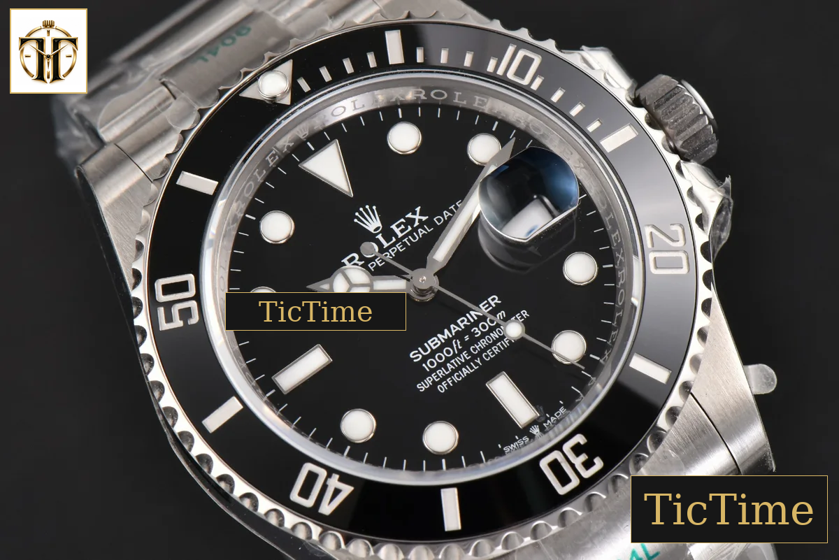 Submariner 904L 126610LN 41mm ZF Black Ceramic Black Dial SS Bracelet VR3235 — foto 12