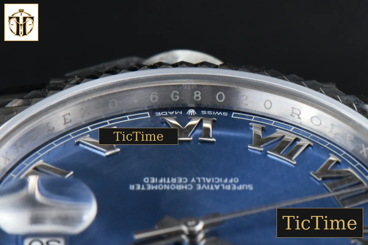 DateJust 126334 41mm ZF Blue Dial Roma Marker Jubilee Bracelet 2824 — foto 14