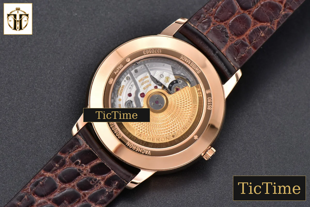 Patrimony Date 40mm ZF RG White Dial Brown Leather Strap Miyota 9015 — foto 14