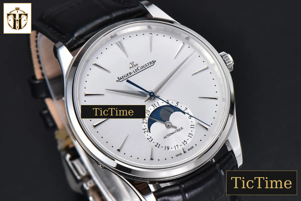 Master Ultra Thin Moonphase 1368430 39mm APSF White Dial Leather Strap SA925 — foto 12