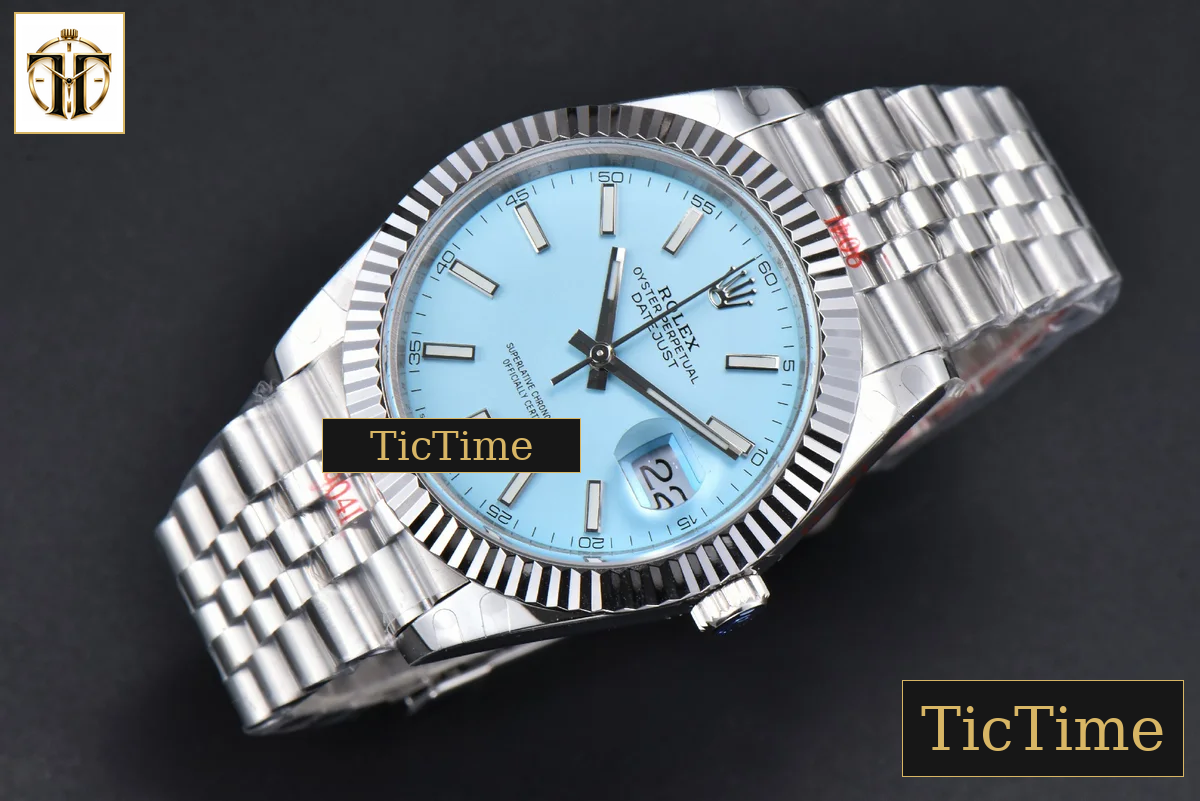 Datejust 41mm GMF Tiffany DIal SS braceelt tungsten heavier version VR3235 — foto 3