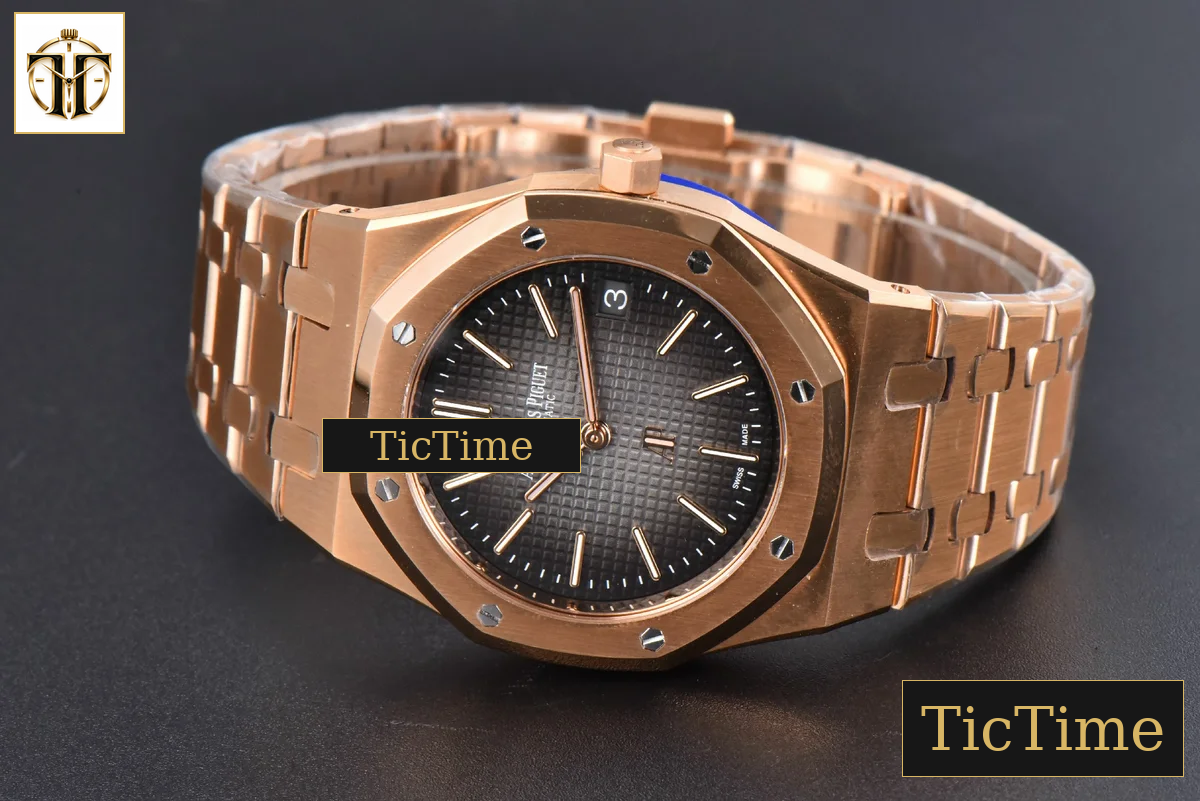 Royal Oak 16202 39mm ZF RG “50th Anniversary” Gray Textured Dial RG Bracelet A7121 — foto 14