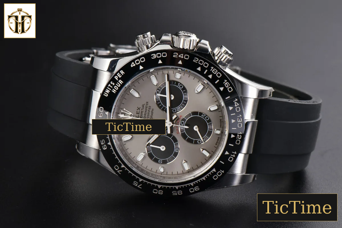 Daytona 116519 40mm BTF Gray Dial Black Subdial Oysterflex Strap SA4130 — foto 16