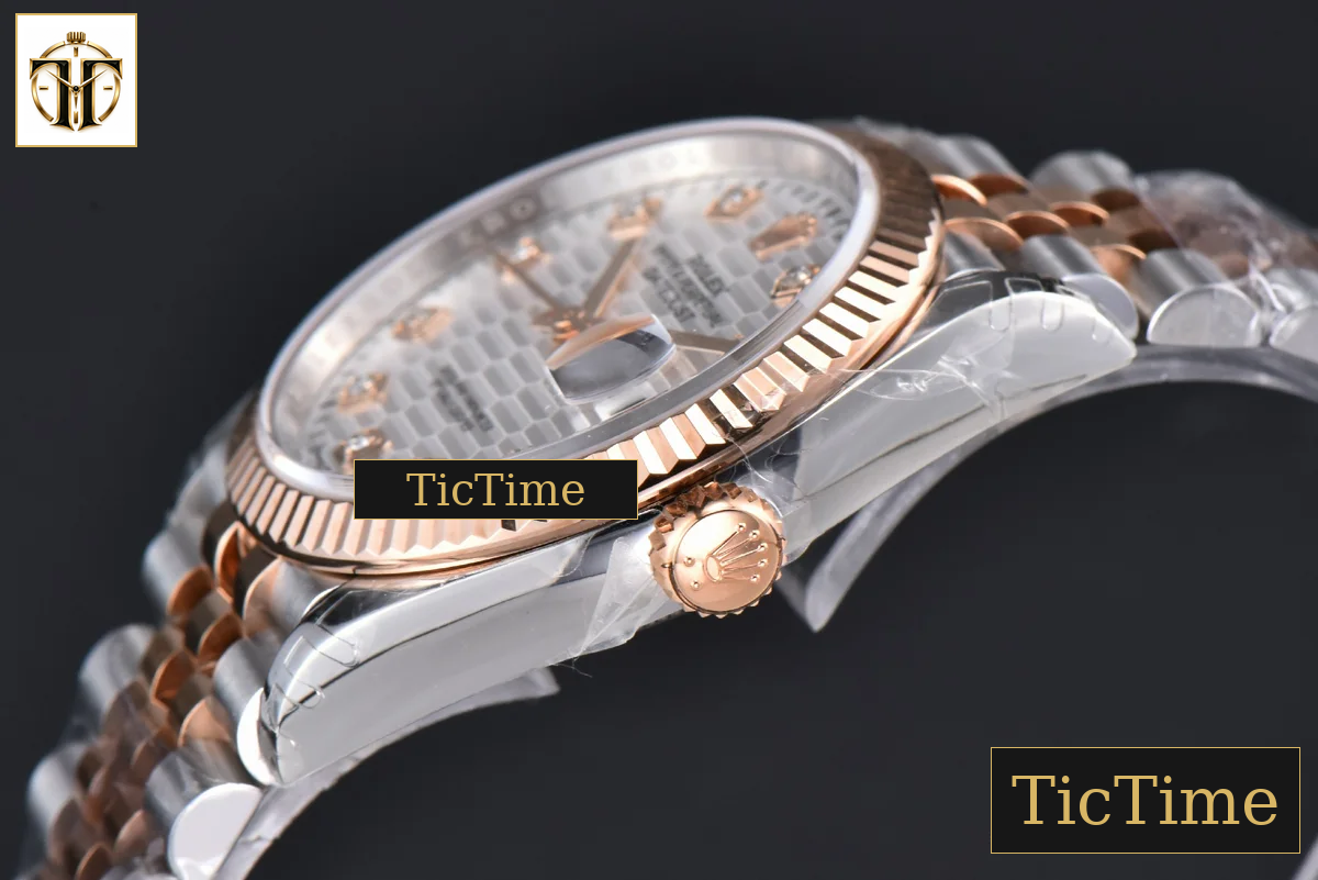 DateJust 36mm VSF RG/SS Silver Motif Dial Diamond Marker Jubilee VS3235 — foto 12