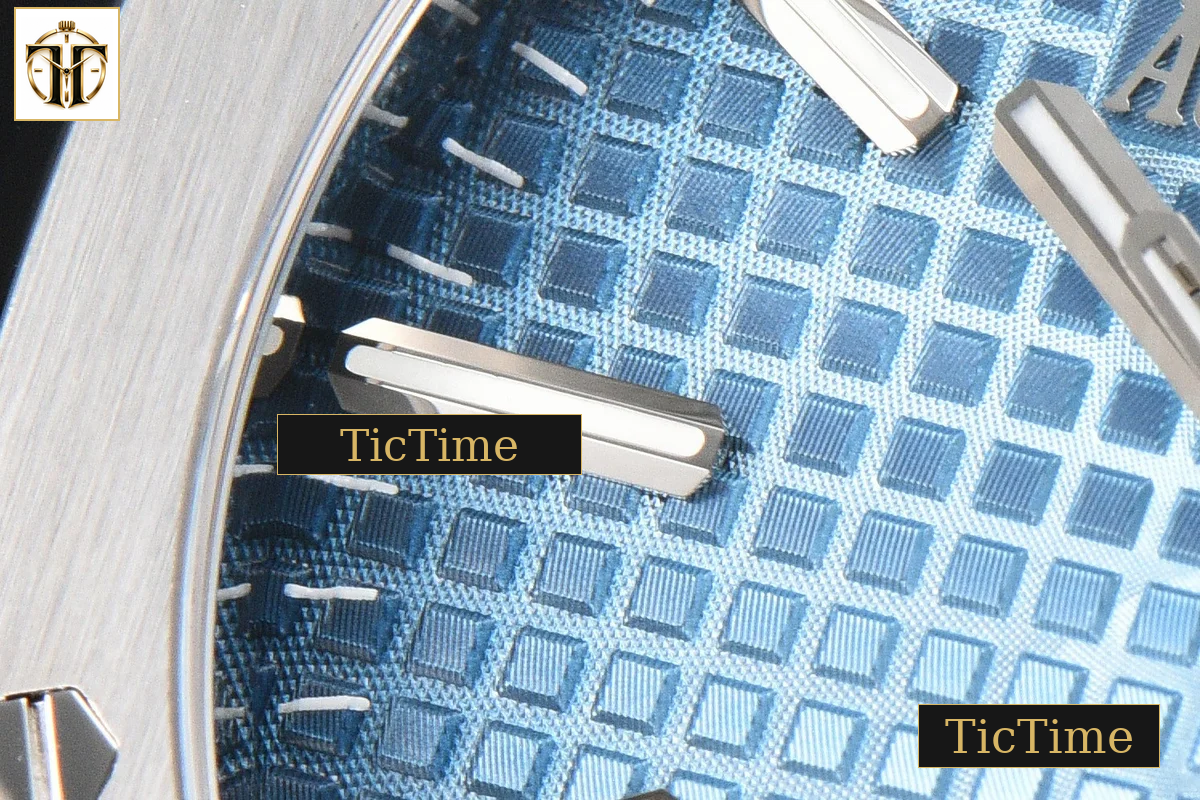 Royal Oak ’50th Anniversary’ 15510 41mm ZF Ice Blue Dial SS Bracelet SA4302 — foto 7
