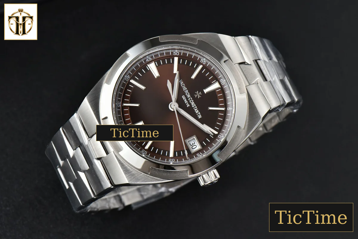 Overseas 4500V 41mm ZF Brown Dial SS Bracelet A5100 — foto 4