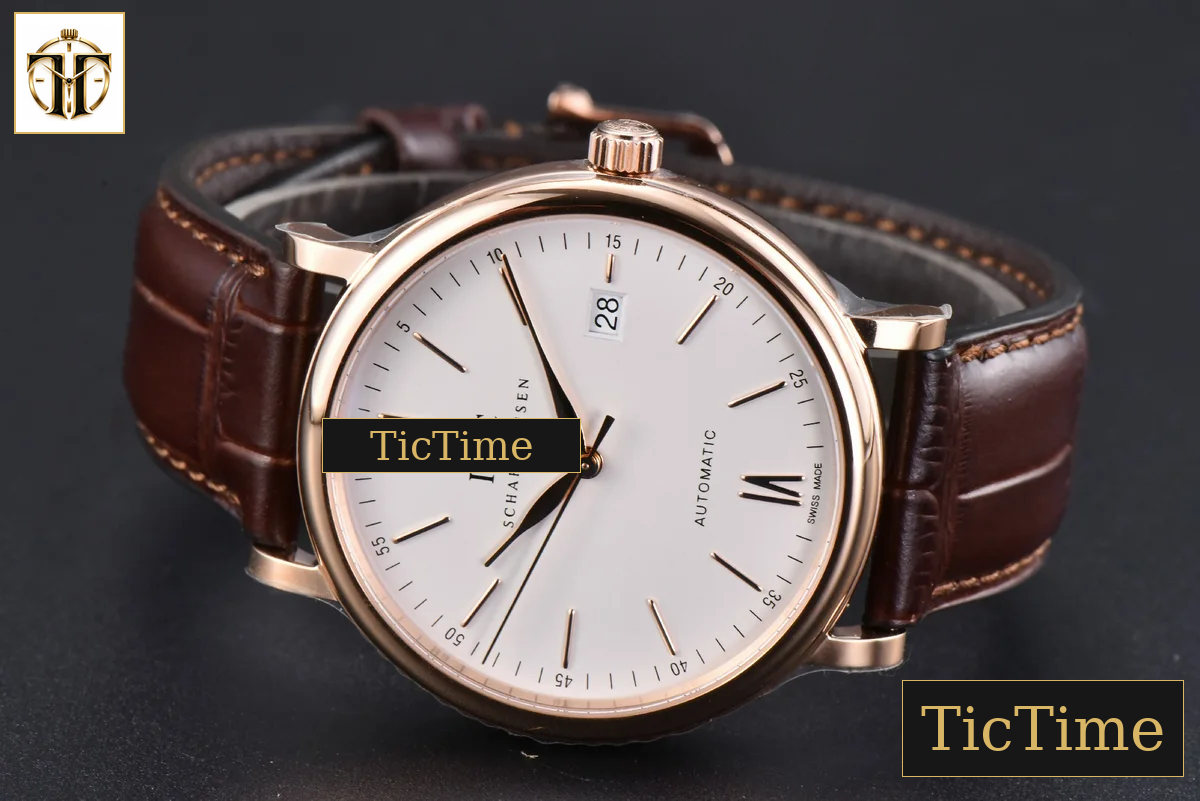 Portofino 40mm V7F RG White Dial RG Marker Brown Leather Strap A2892 — foto 13