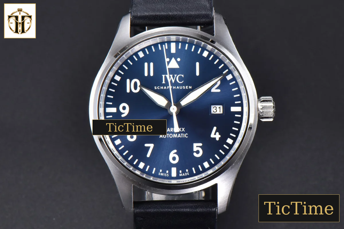 Pilot Mark XX IW328203 40mm ZF Blue Dial Dark Blue Leather Strap A32111 — foto 25