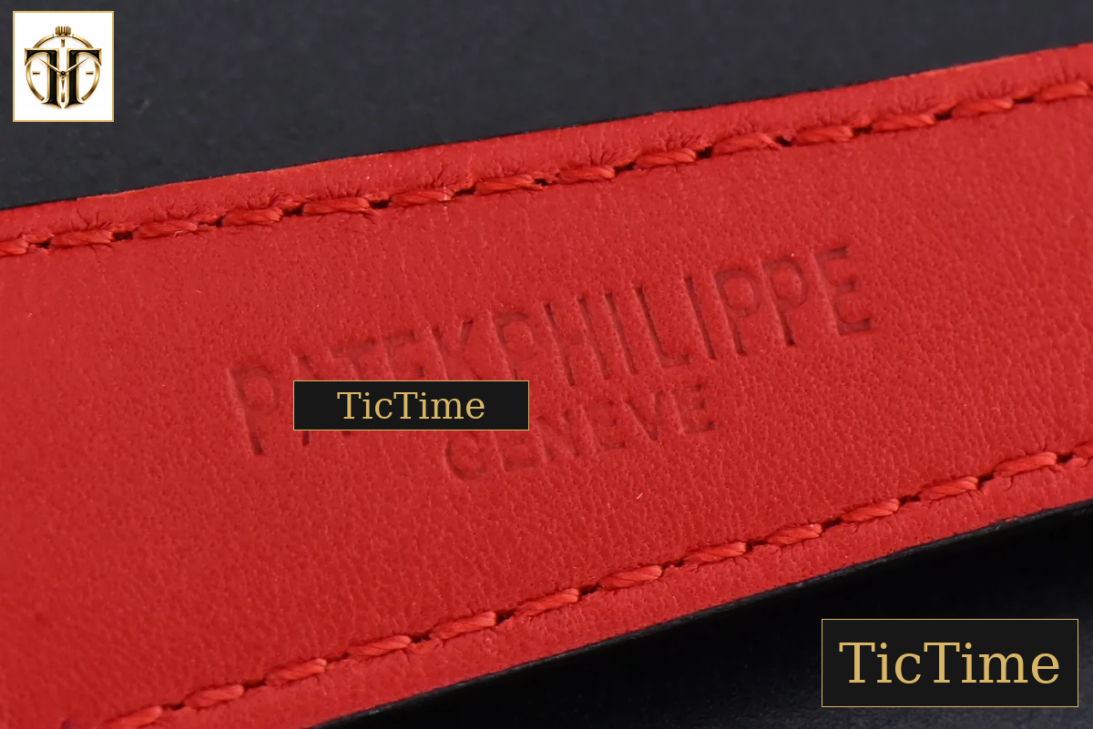 Calatrava 6007G 40mm ZF Black Dial Red Hand Nylon Strap 9015 — foto 29