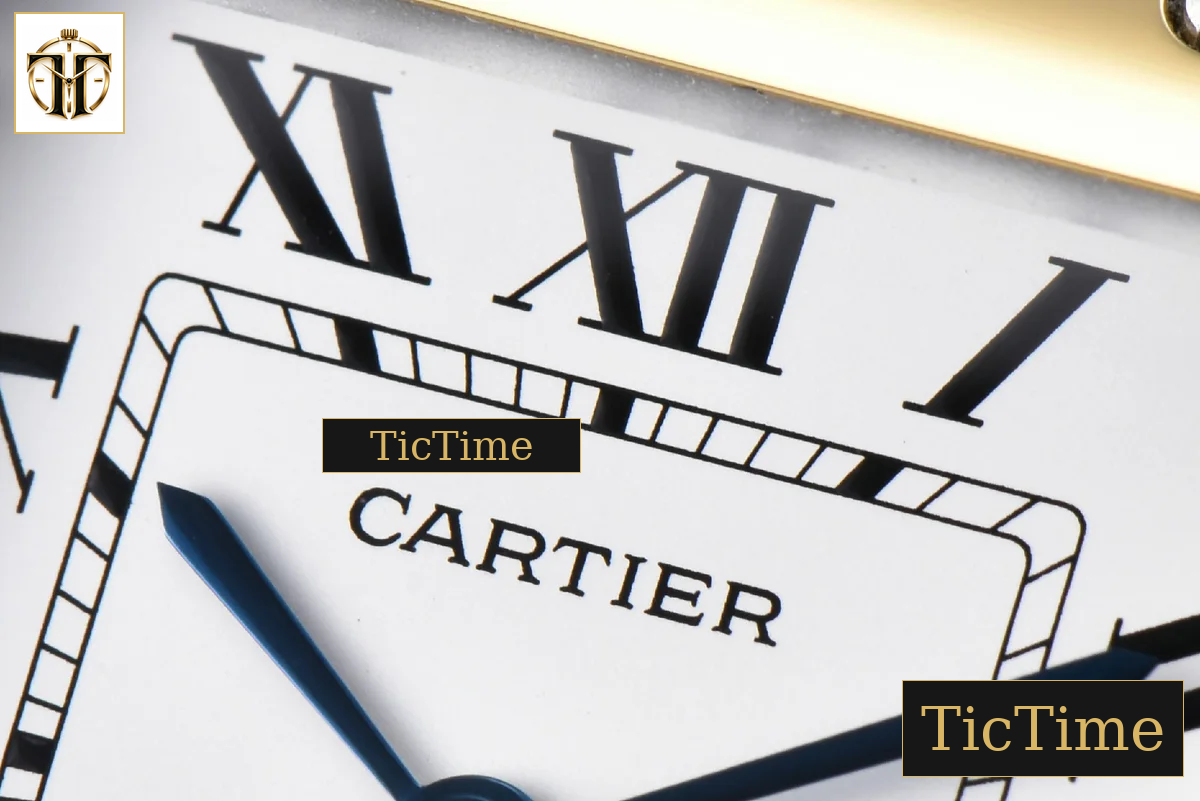 Santos de Cartier Medium 35mm AF SS White Dial YG Bezel Black Leather Strap Miyota 9015 — foto 4