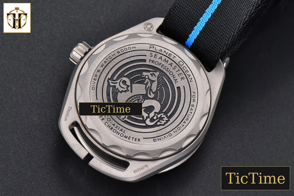 Seamaster Ultra Deep 6000M 45.5mm VSF Titanium Black Dial Nylon Strap A8912 — foto 14