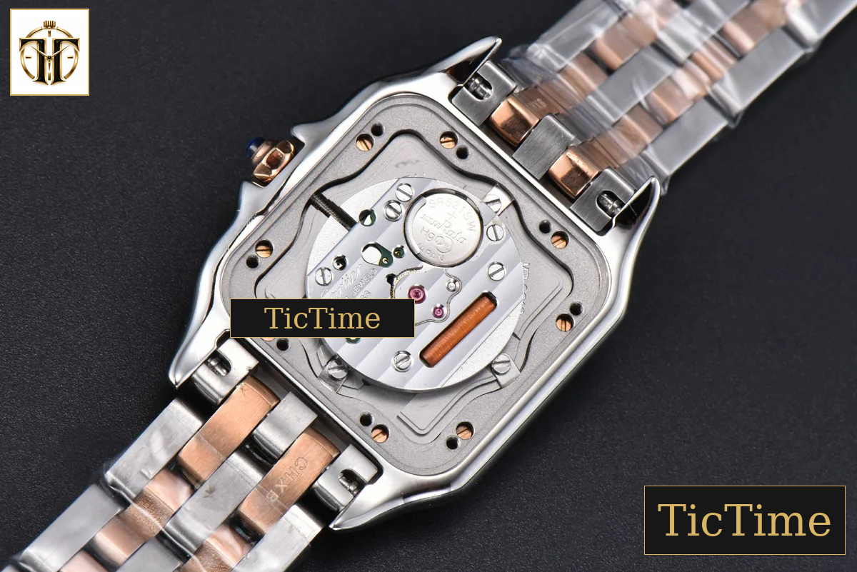 Panthère Secrete Ladies 27mm BVF SS/RG White Dial Diamond Bezel SS/RG Bracelet Ronda Quartz — foto 18