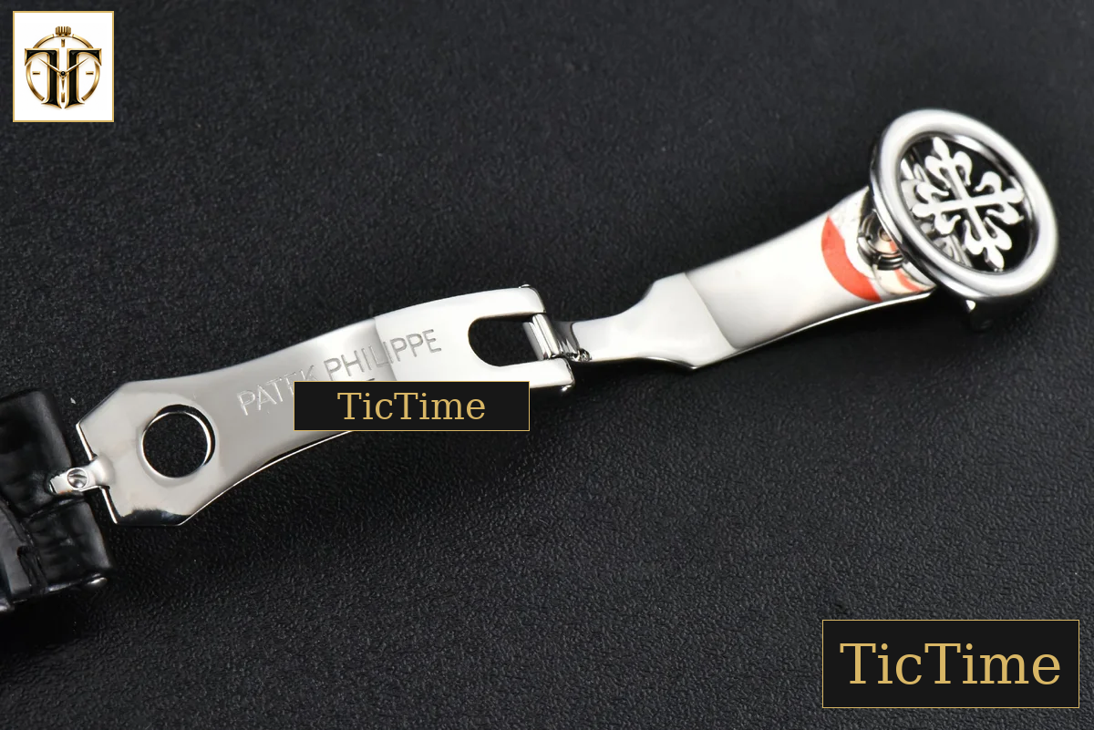 Complications 5396 38.5mm ZF White Dial Moonphase Stick Markers Black Leather Strap MY9015 — foto 33