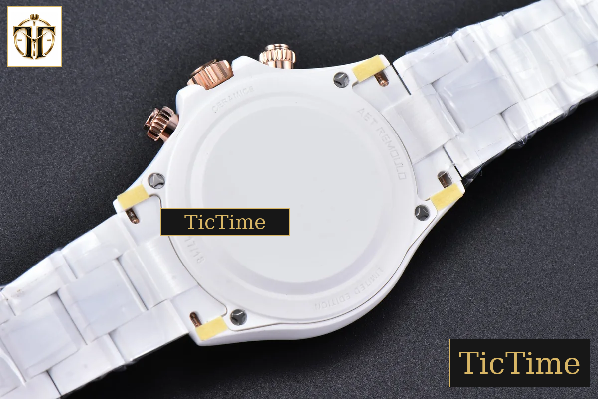 Daytona AET AETF White Ceramic Green Dial Ceramic Bracelet V2 SA4130 — foto 21