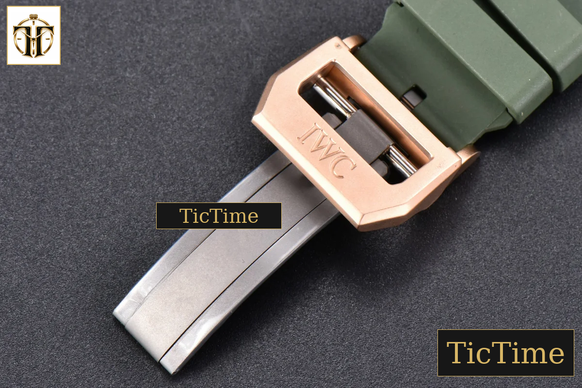 Big Pilot IW329702 43.8mm M+F Bronze Green Dial Green Rubber Strap A2892 — foto 23