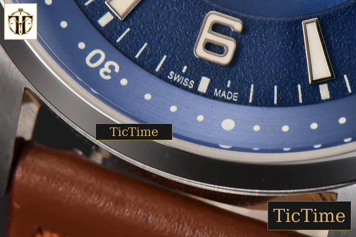 Polaris Geographic 40mm LTF Blue Dial Brown Leather Strap Miyota 9015 — foto 8