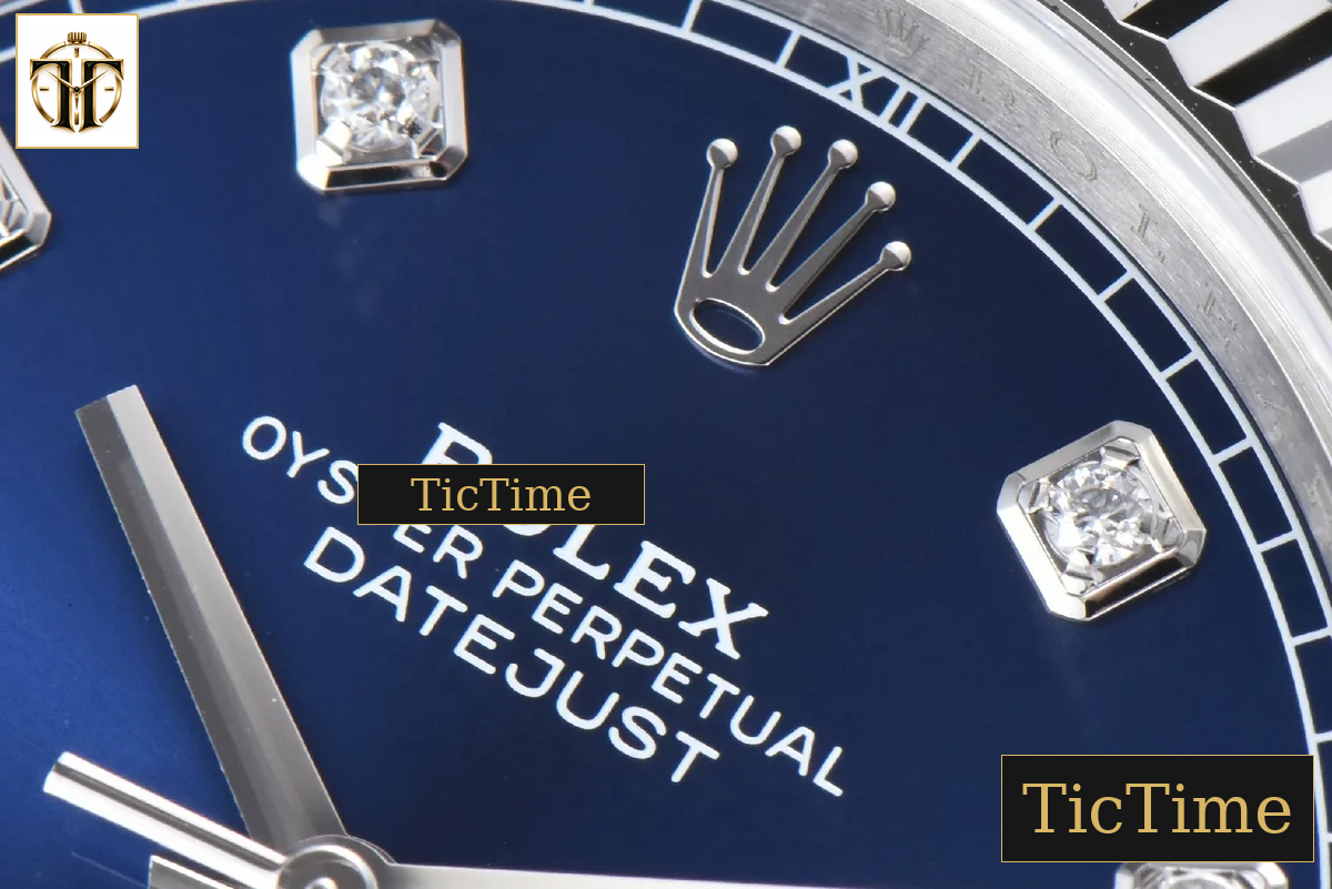 DateJust 904L 126334 41mm Clean Factory Blue Dial Diamond Marker Jubilee Bracelet VR3235 — foto 6