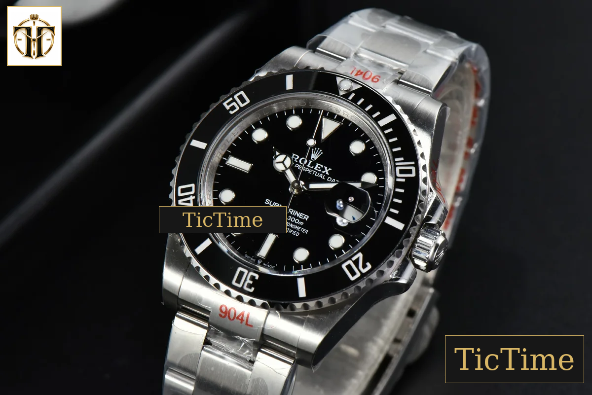 Submariner LN 126610 41mm GMF Black Ceramic Black Dial SS Bracelet VR3235 — foto 4