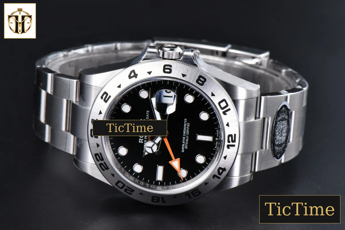 Explorer II 904L 226570 42mm Clean Factory Black Dial SS Bracelet CHS DD3285 — foto 15